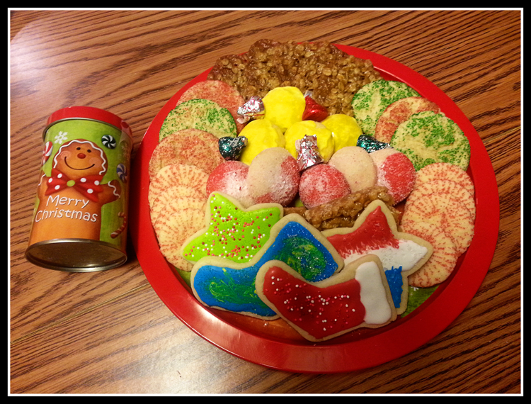 Christmas Cookie Gift Tray