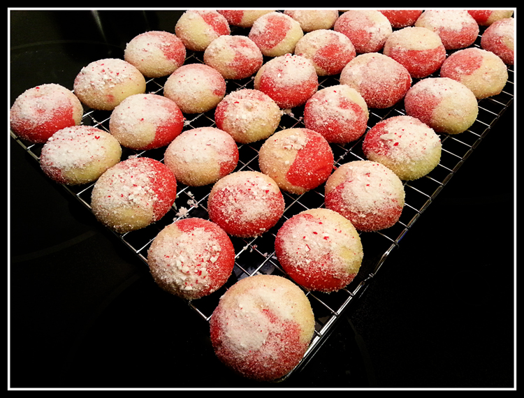 Peppermint Almond Cookies